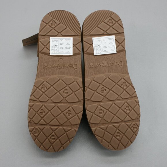 Bearpaw Men's 9 Maddox Hickory II Brown Suede Wool Slip-on House Shoes Slippers - Picture 10 of 11